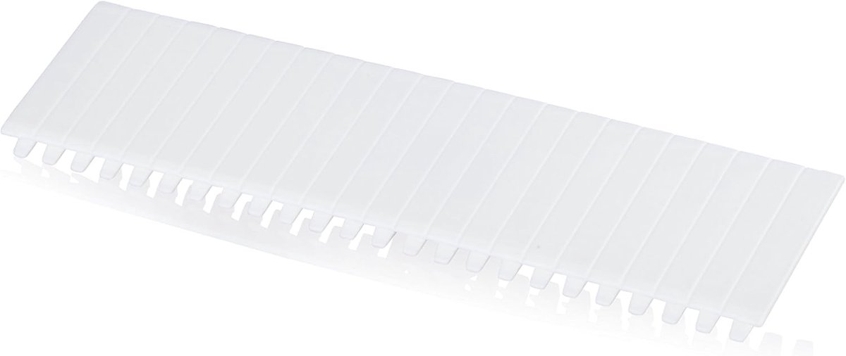 Afdekstroken 10 Stuks - Wit, 12 Modules voor Sleuven 46 mm
