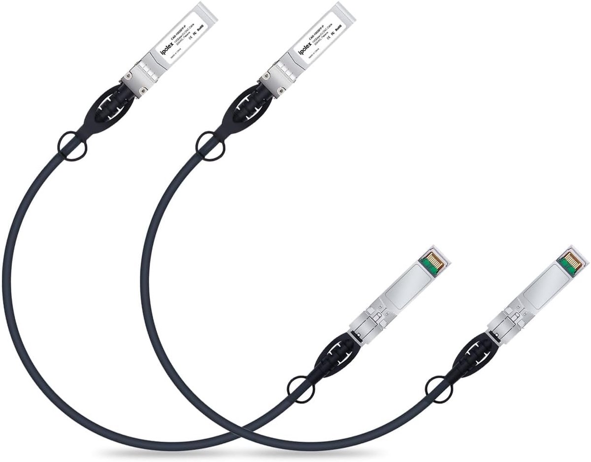 10Gb SFP-kabel 0.5M - Passieve Twinax-kabel voor Switch en Router - Compatibel met Diverse Netwerkapparatuur