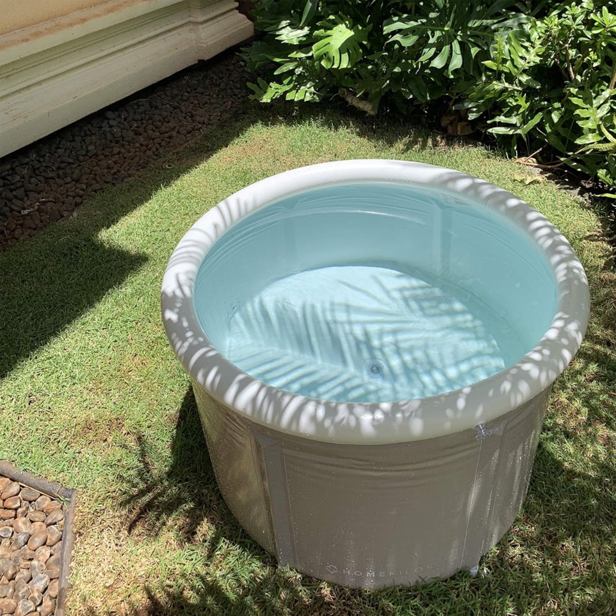 Groupe SEB DYNA® Opblaasbare Jacuzzi Bruin 89x89x56 cm - afbeelding 2