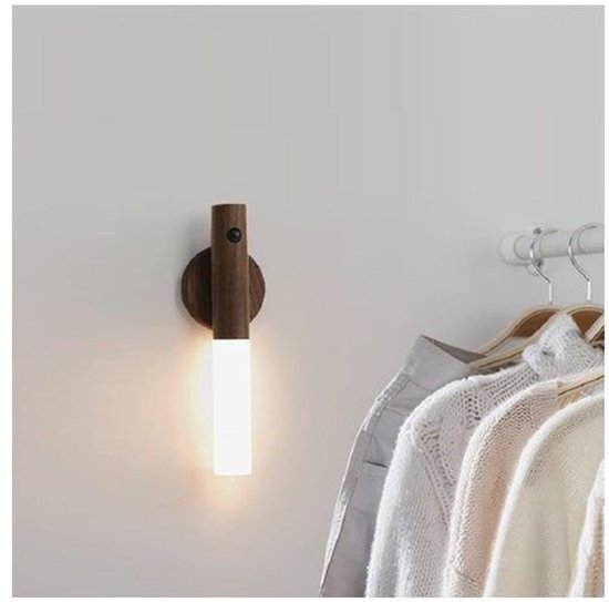 Nexxt Nachtlampje met Sensor - Automatisch Licht in het Donker - 2-Pack Oplaadbaar - Warm Wit van Merkloos — afbeelding 3