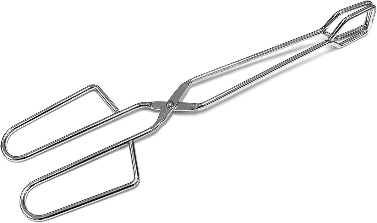 XXL roestvrijstalen serveertang 30 cm - Ideaal voor BBQ, grill en braadworst