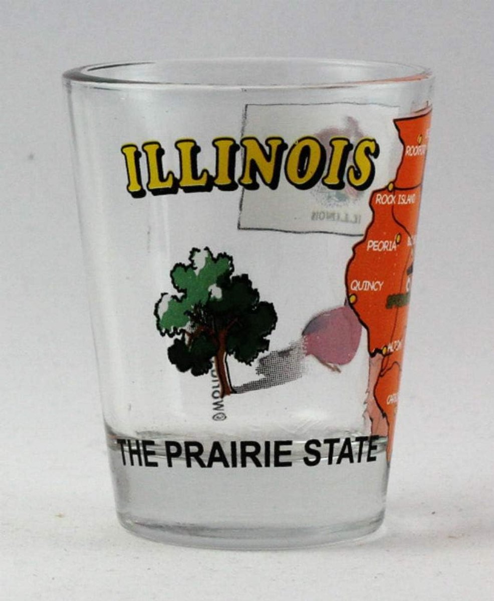 Souvenir Shot Glass uit Illinois - Prairie State Collectible