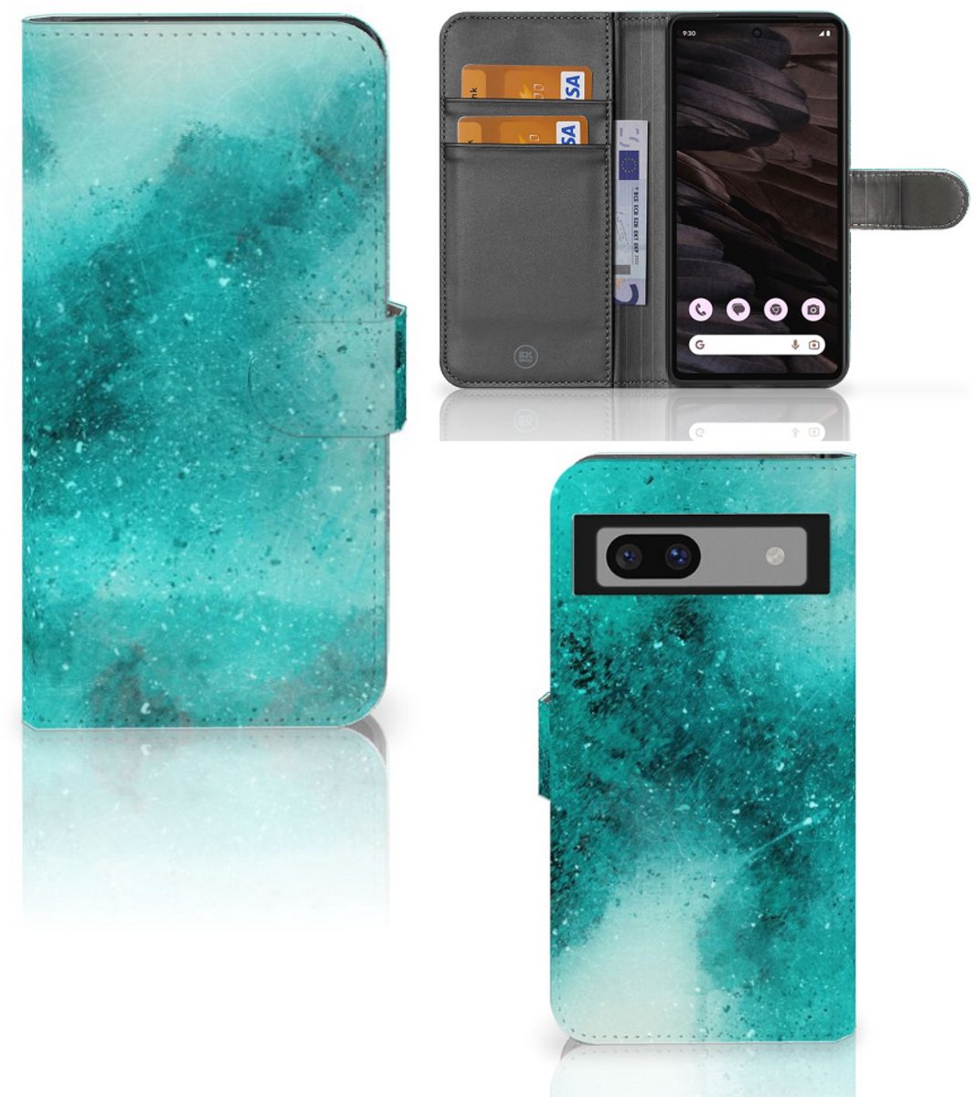 Hoesje Google Pixel 7A Painting Blue