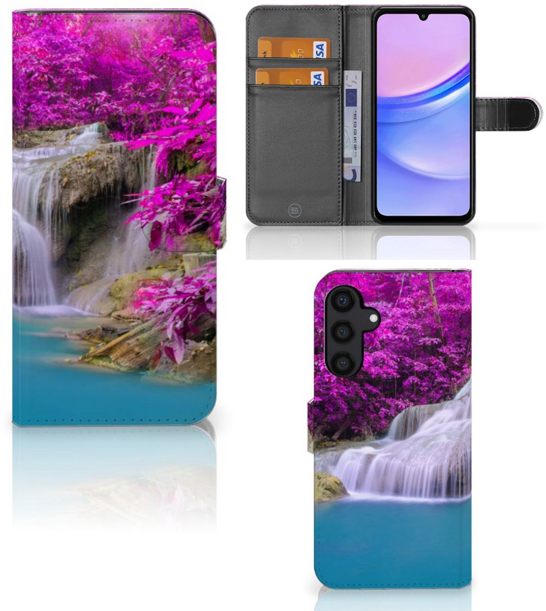 Samsung Galaxy A15 Flip Cover Waterval