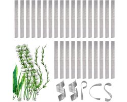 55 Pcs Aquarium Plant Gewichten - Buigbare Plantankers voor Aquarium en Vijver