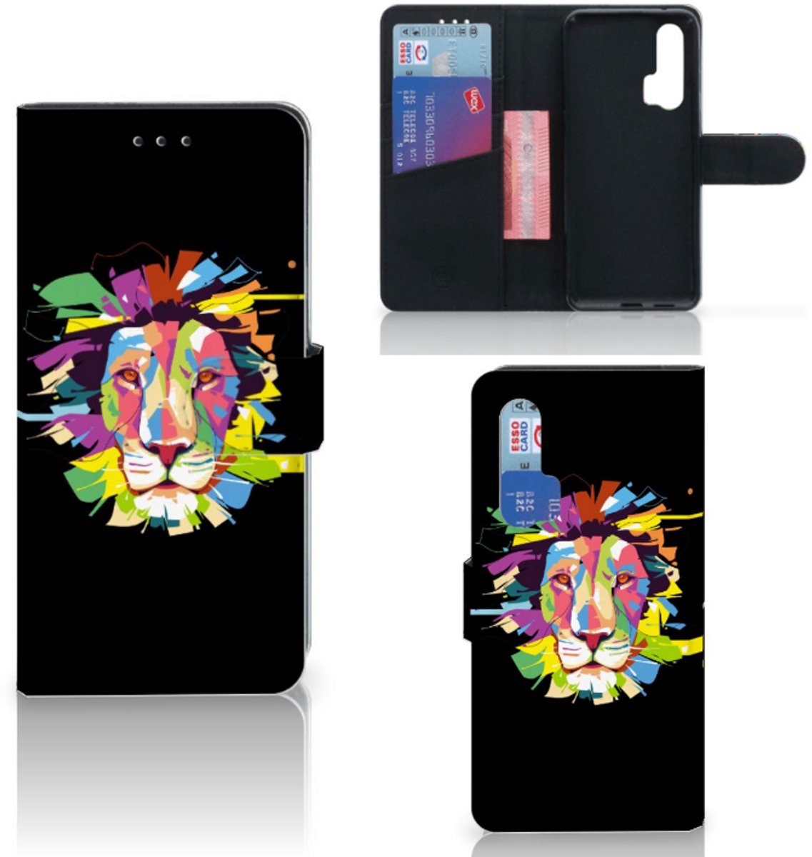 Honor 20 Pro Leuk Hoesje Lion Color