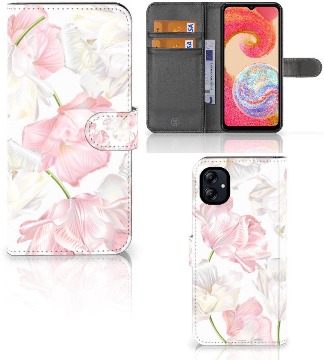 Samsung Galaxy A04e Hoesje Lovely Flowers