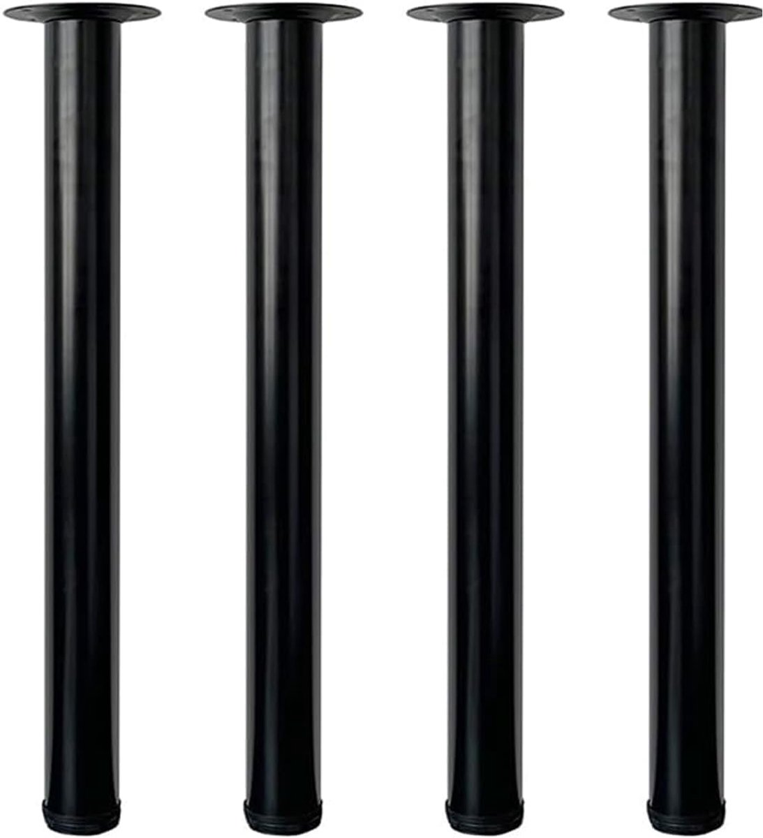 Verstelbare Tafelpoten 50 cm - Metalen Meubelpoten voor Koffietafel, Ø50mm, Set van 4