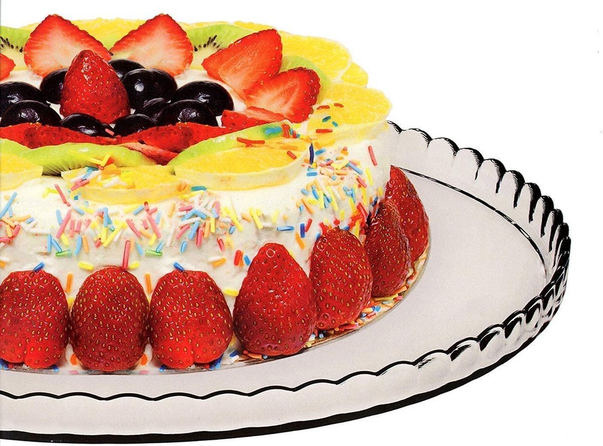 Taartplateau van Glas - Ideaal voor Taarten, Cupcakes en Desserts - Ø 32,2 cm