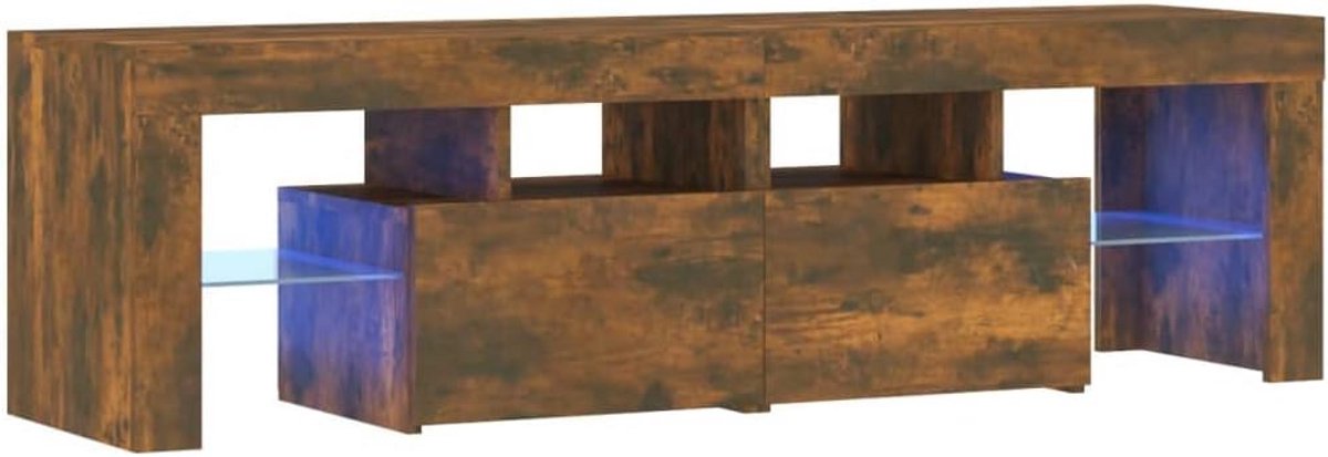 TV meubel met LED verlichting 140x36.5x40 cm
