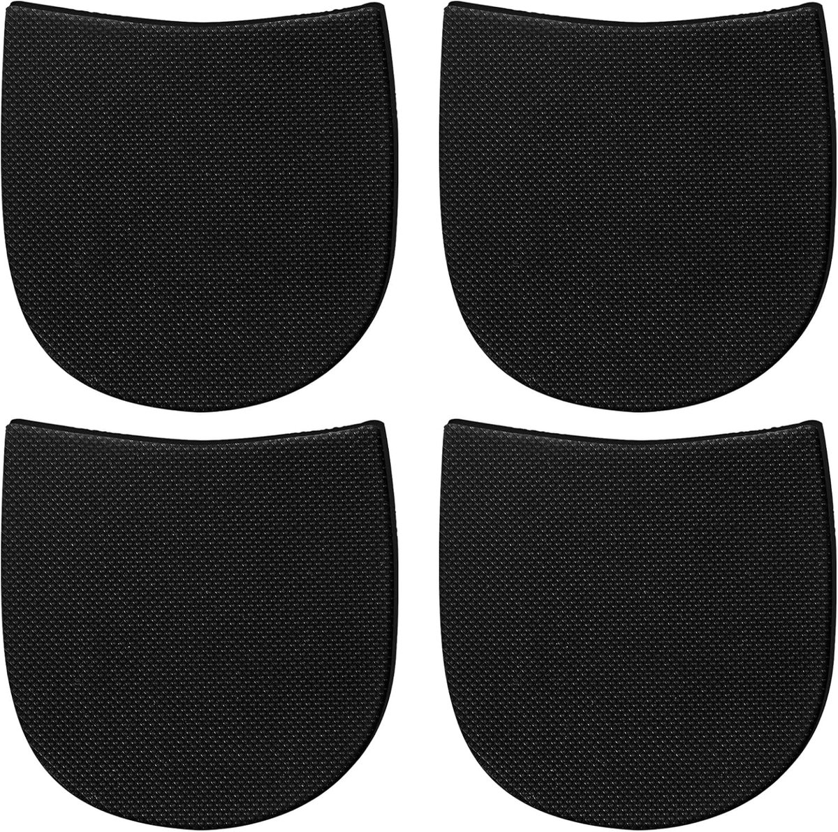 4 Stuks Boot Hak Vervanging - Rubber Anti-Slip Pads voor Schoen Reparatie