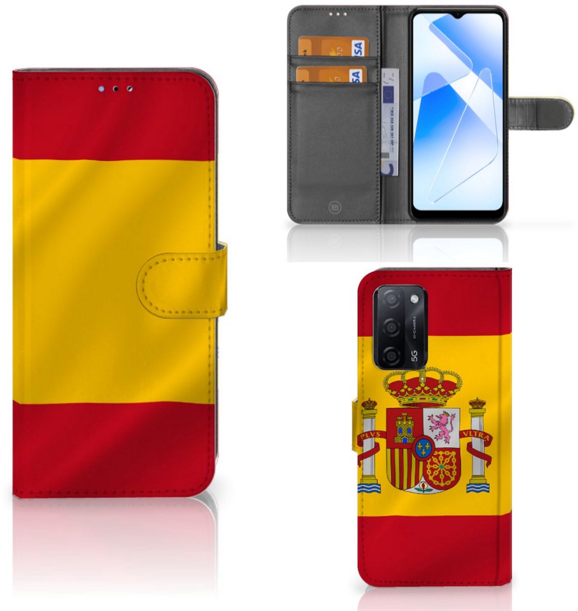 OPPO A16/A16s/A54s Bookstyle Case Spanje
