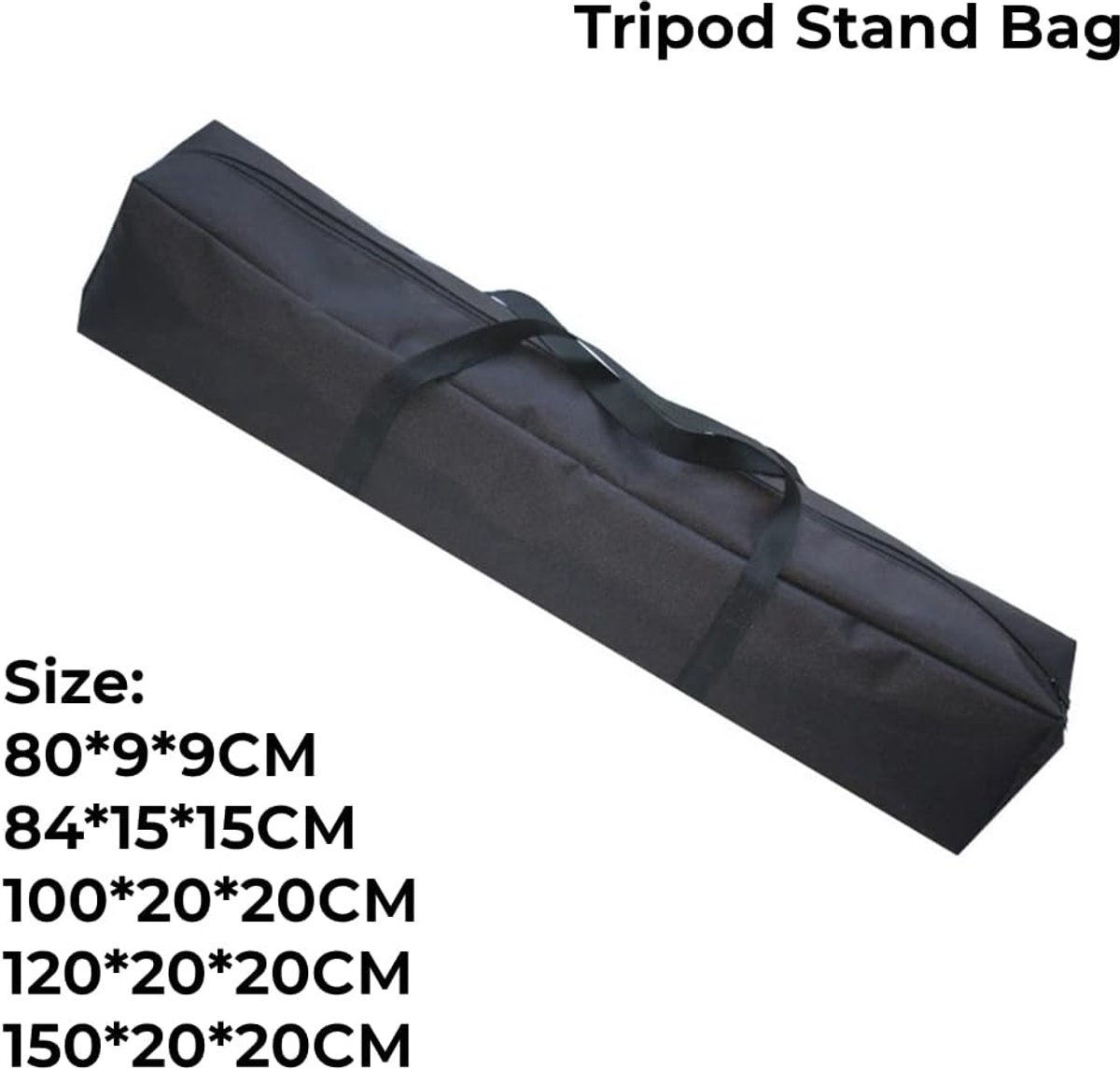 Draagtas voor microfoon statief - 80-150 cm
