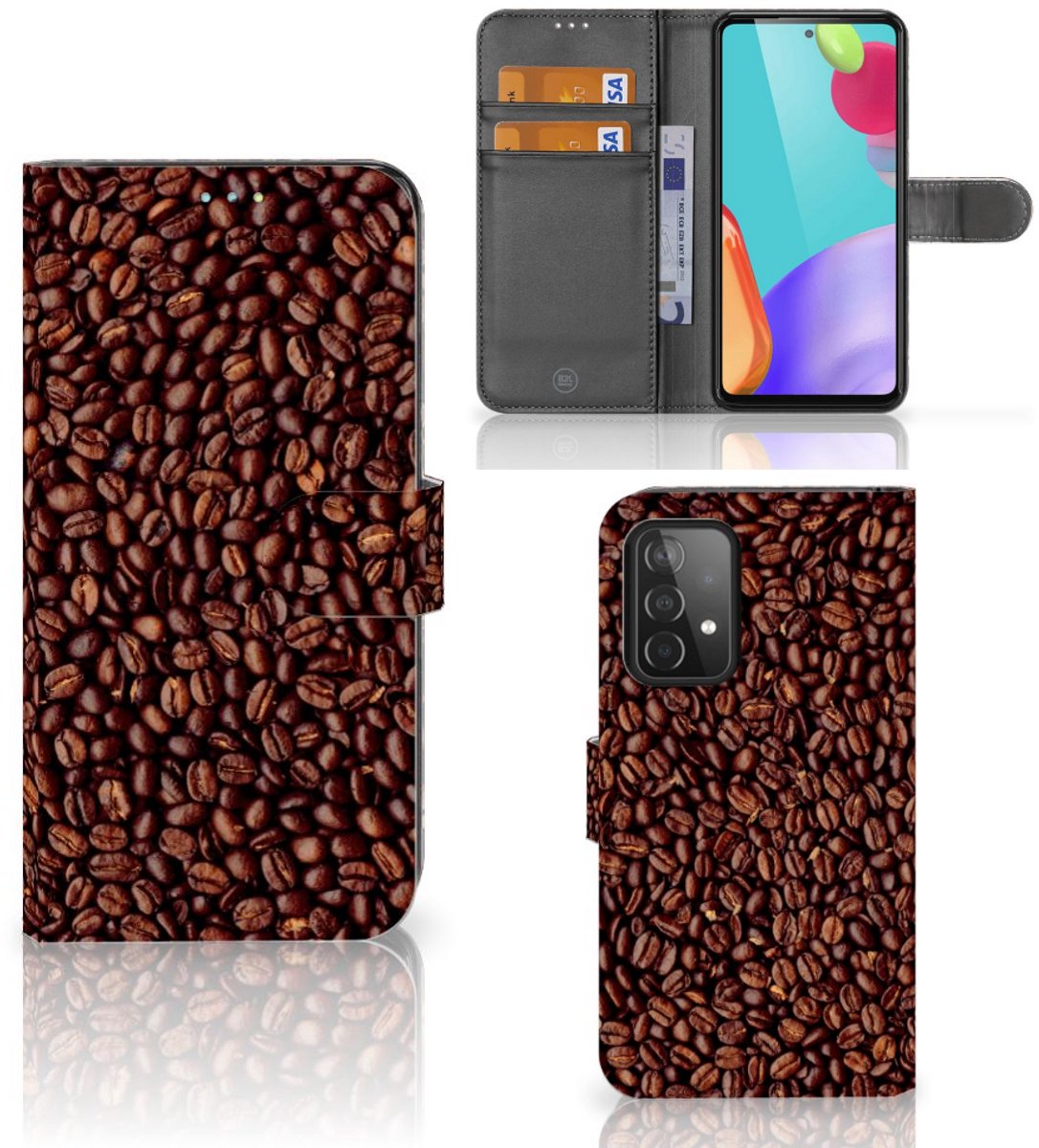Samsung Galaxy A52 Book Cover Koffiebonen