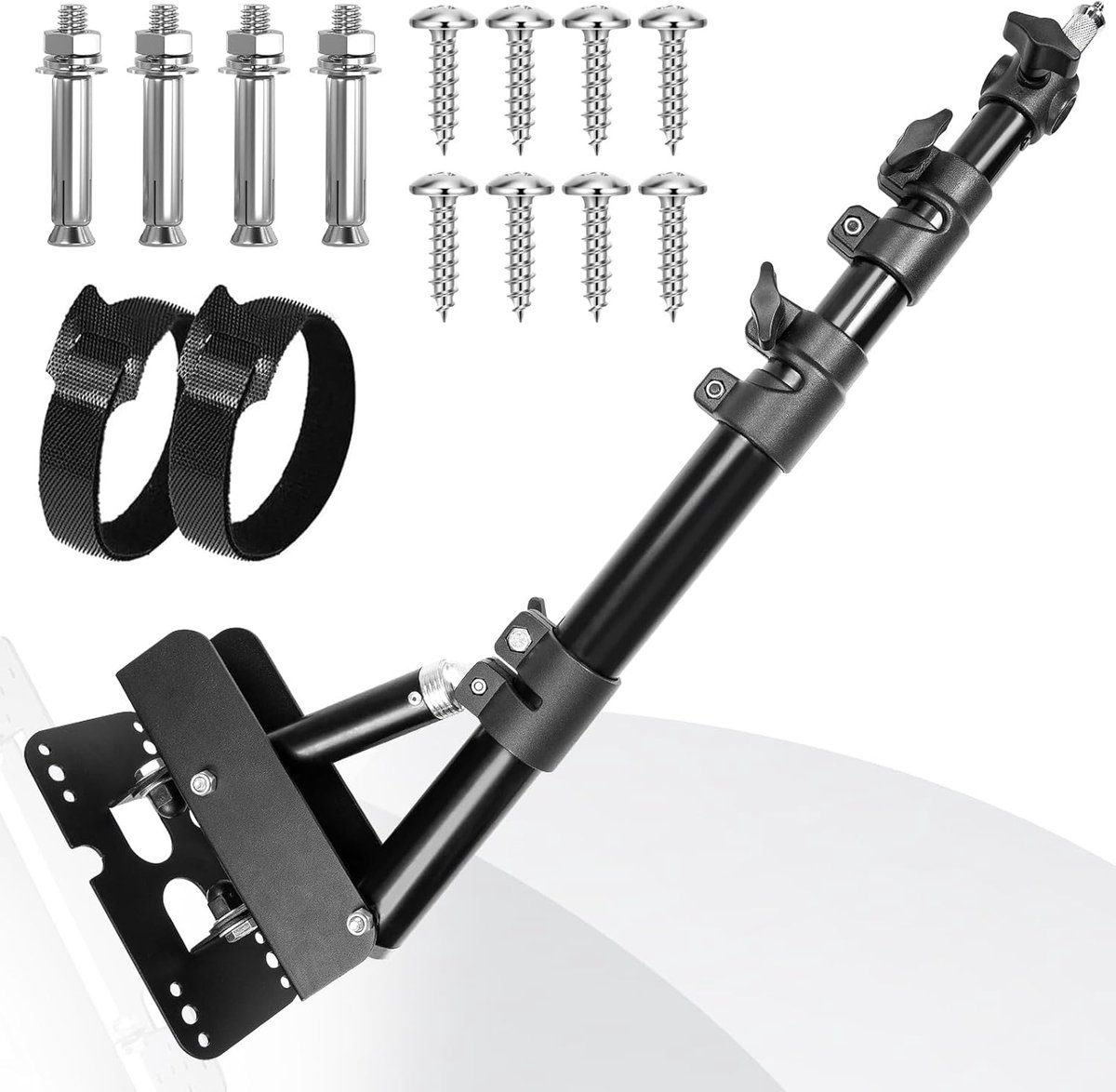 Wandmontage Driehoekarm - 130 cm Verstelbare Boomarm voor Fotografie