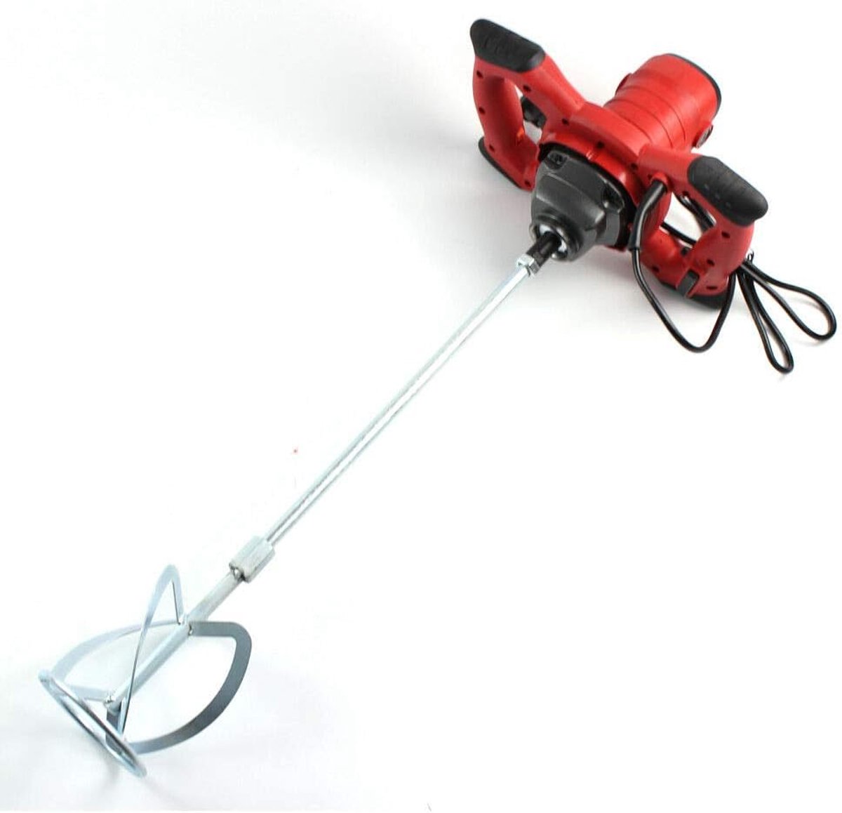 Mortelmixer - Roerapparaat mixer - Materiaal mengen - 6 snelheden - 1500W - Grijs