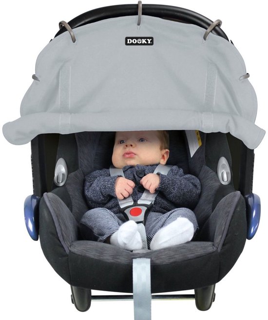Dooky Universal Cover Zonnescherm Kinderwagen - Uni Grijs van Dooky — afbeelding 3