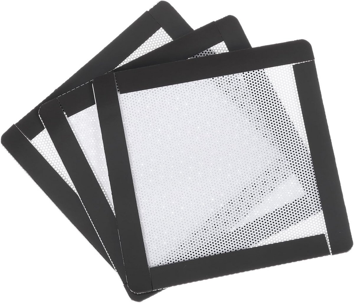 3 stuks PC-stoffilters 100 x 100 mm voor computerbehuizingen en luidsprekers