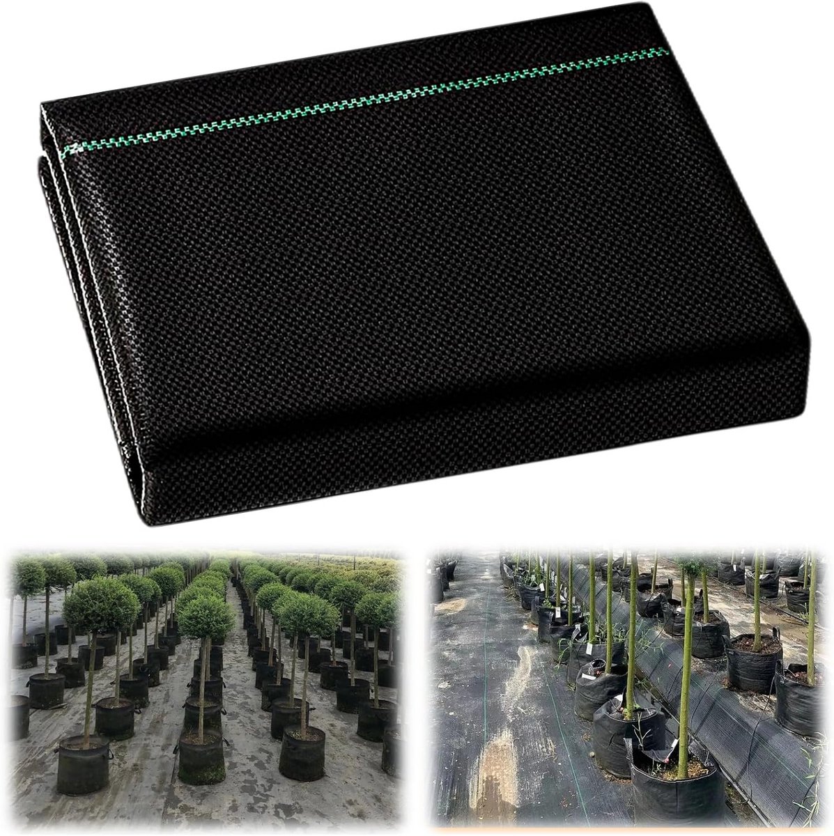 onkruiddoek voor tuin - 1 stuk aan tuinvlies