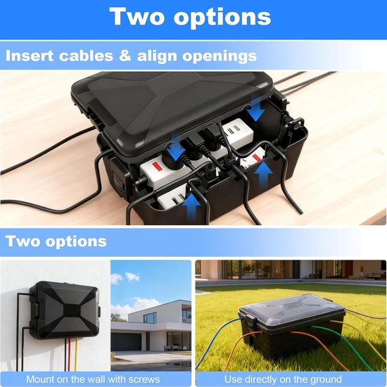 Waterproof Cable Box - IP55 Waterproof Outdoor Junction Box ...