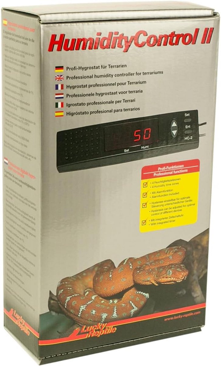 Digitale Hygrostaat Temperatuur- en Vochtigheidsregelaar voor Terraria