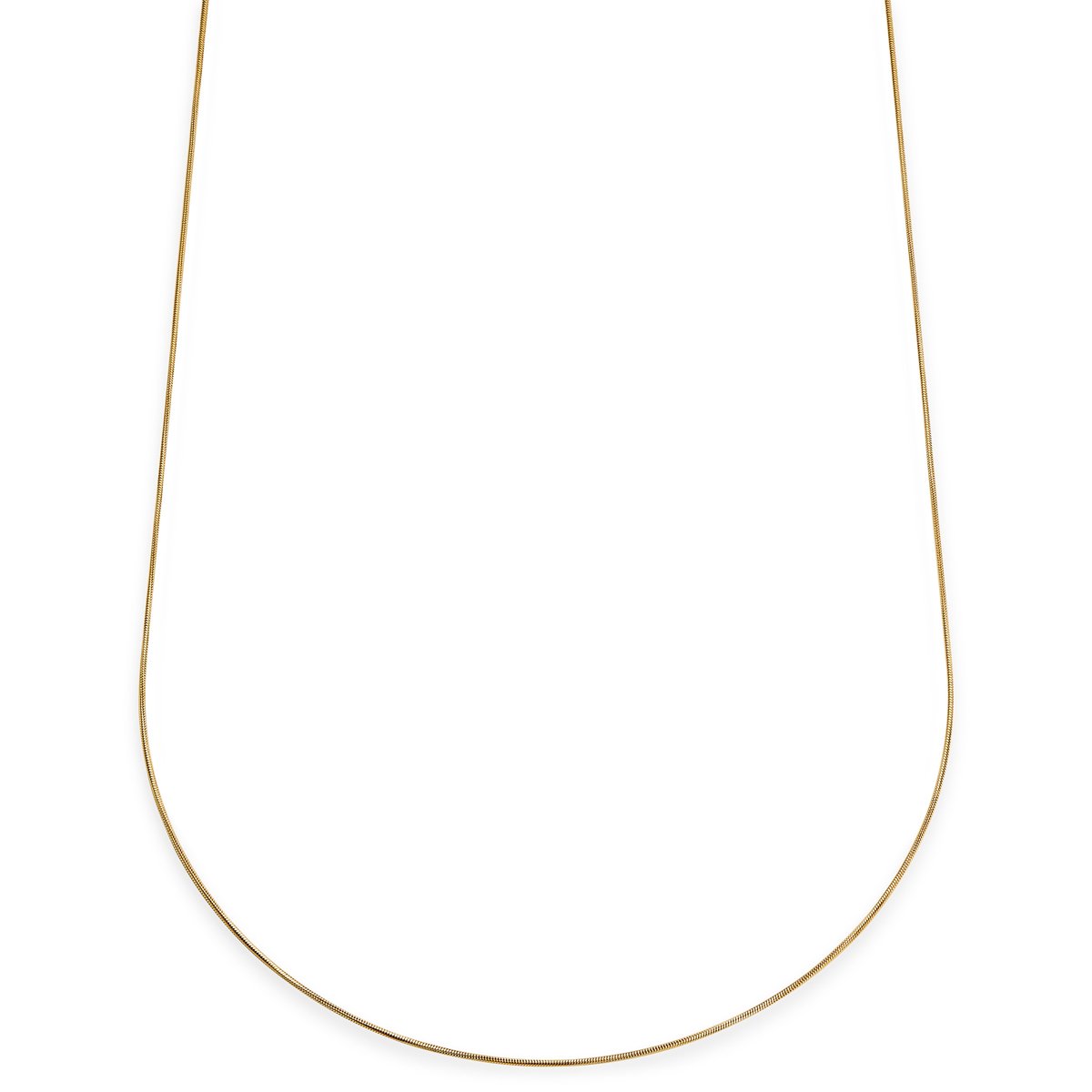 Essentials | 1 mm Goudkleurige Ketting met Slangenschakels