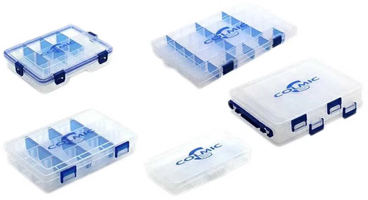 Colmic 3700 Horizon 2+3 Doos Voor Kleine Onderdelen Transparant 36 x 22.5 x 4.7 cm