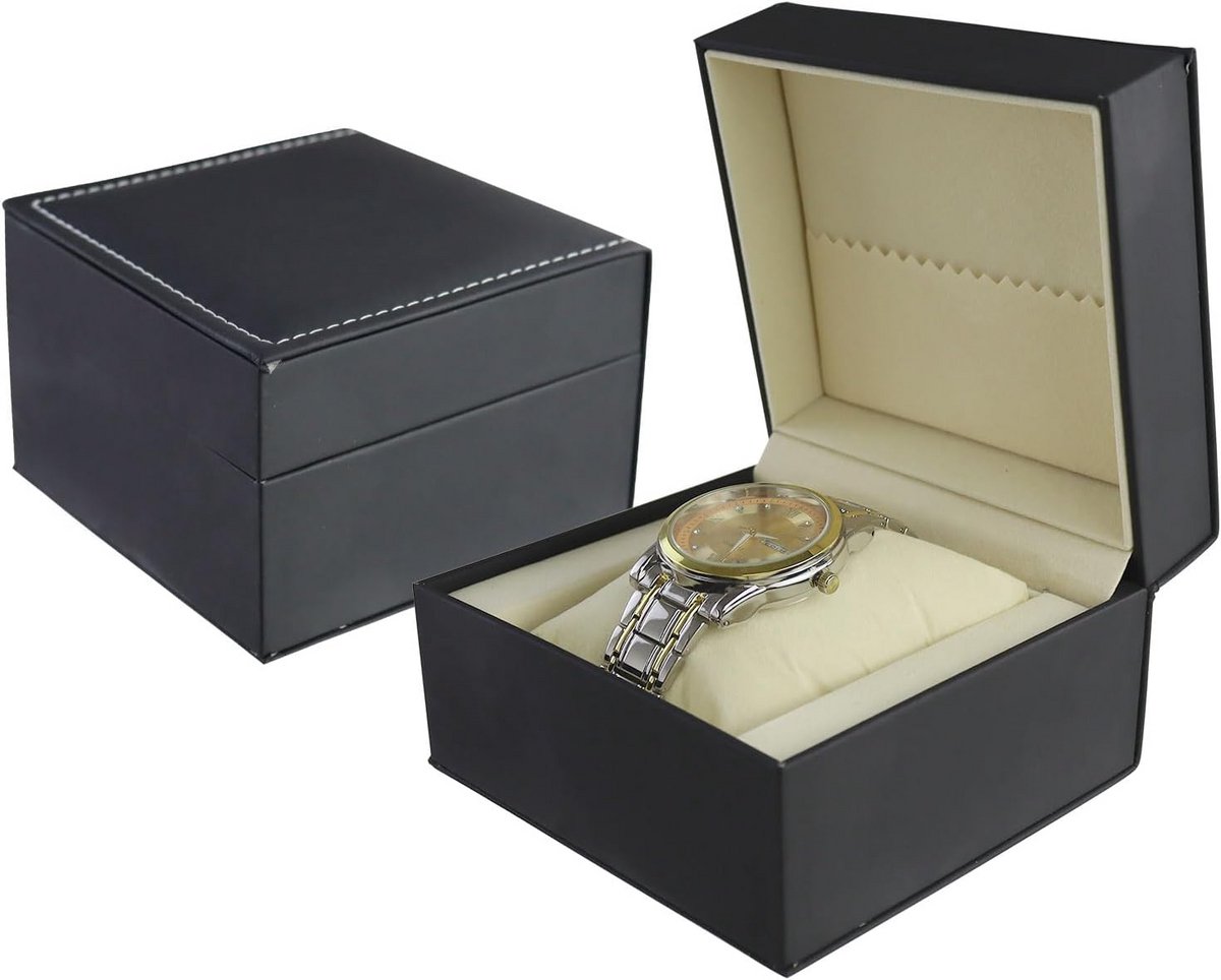 Luxe Horlogedoos voor Heren en Dames - Individuele Opbergbox met Uitneembaar Kussen