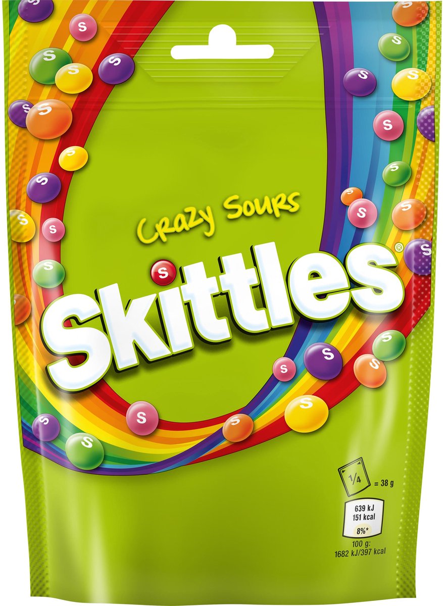 Skittles Crazy Sours (152 gr)