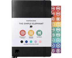 Ongedateerde Dagplanner en Dagboek 2024-2025 met Wekelijkse Indeling - Stijlvol Agenda & Studieplanner in Kunstleer