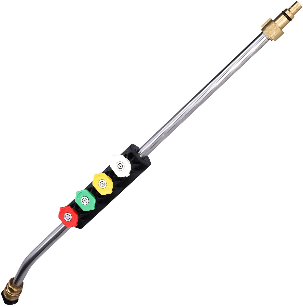 Sillar Spuitlans met 5 Spuitdoppen voor Hogedrukreiniger – Geschikt voor Parkside & Lavor – Bayonet Aansluiting – 1 Set – foto 4