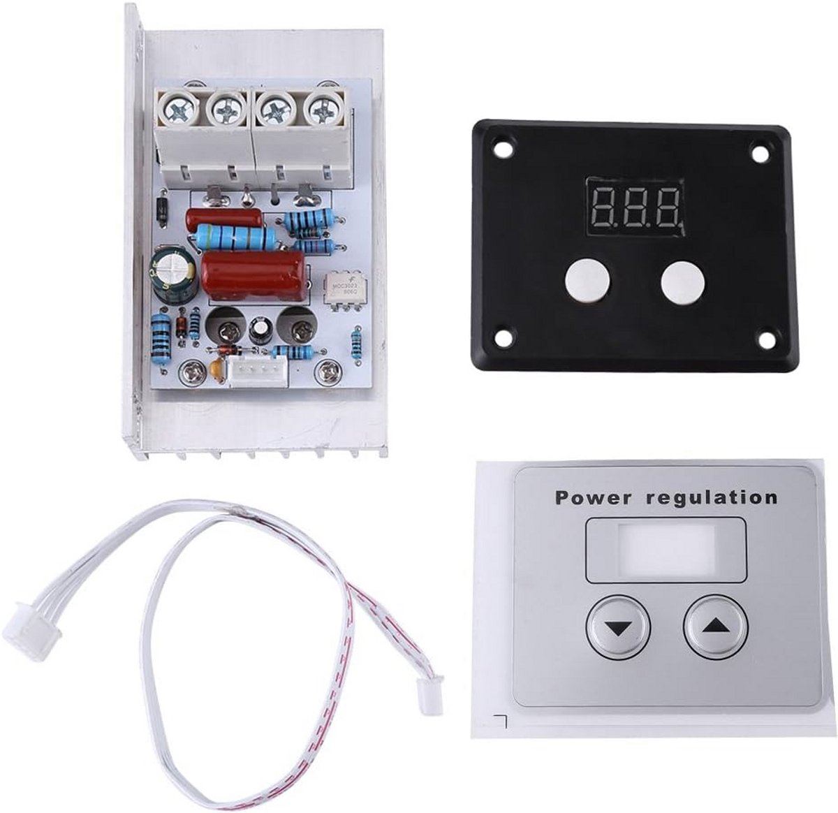 Digitale Spanningsregelaar 10000W Dimmer Snelheidsregeling Thermostaat AC 220V 80A