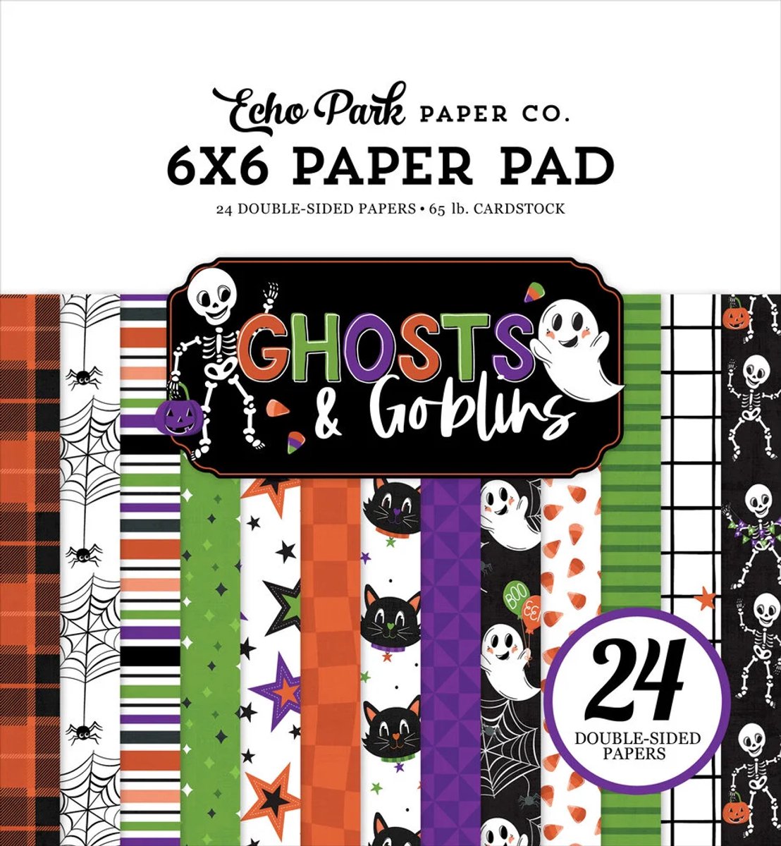Echo Park - Ghosts And Goblins 6x6 Inch Paper Pad (GG451023)