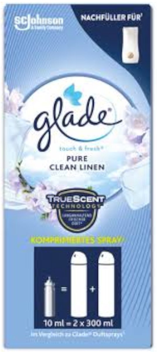 Glade Touch & Fresh Minispray navulling 10ml Pure Clean