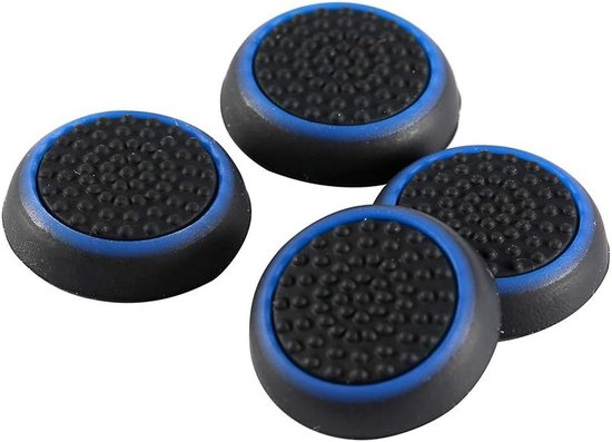 4x Siliconen Joystick Thumb Grips Voor PS3/ONE/XBOX360 Controller - Blauw van Merkloos — afbeelding 3