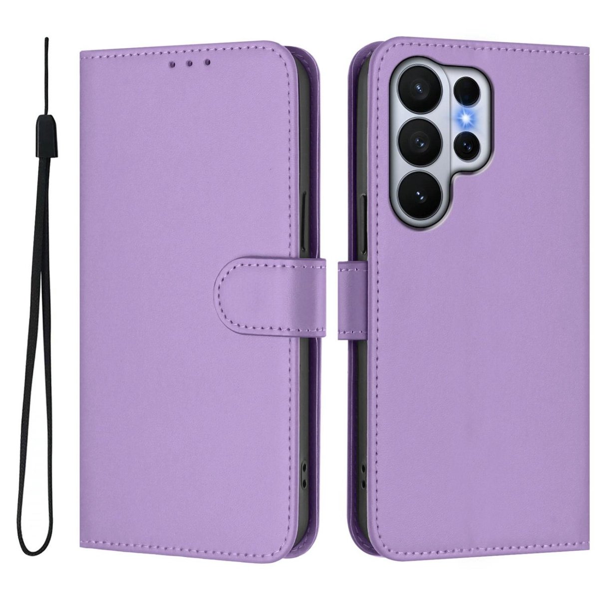 Mobigear Telefoonhoesje geschikt voor Samsung Galaxy S26 Ultra Hoesje | Mobigear Urban Wallet Bookcase Portemonnee | Pasjeshouder voor 3 Pasjes | Telefoonhoesje voor Pinpas / OV Kaart / Rijbewijs - Paars
