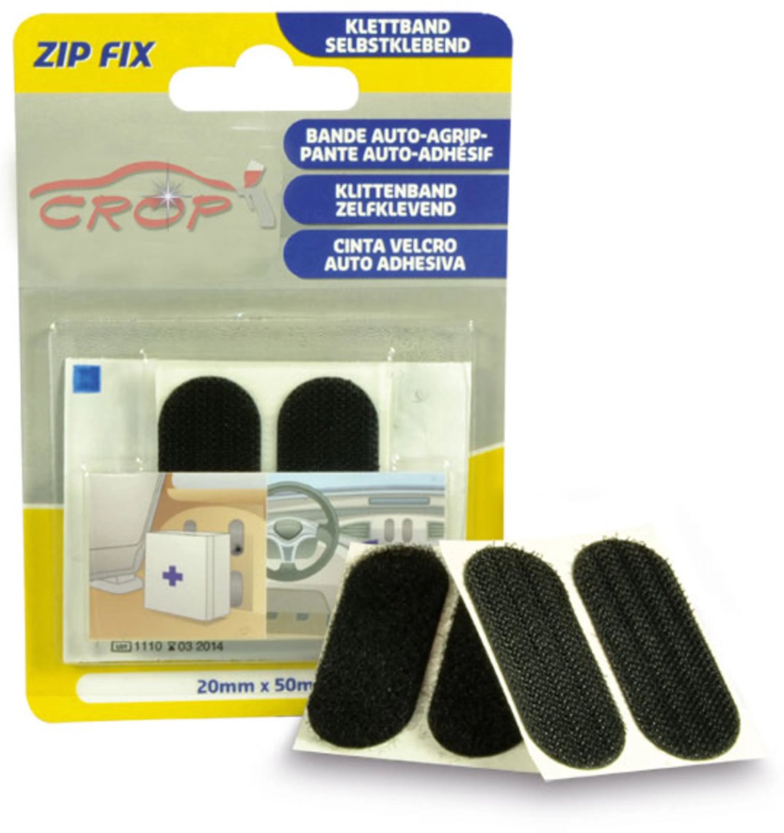 HPX ZIP FIX Klittenband Pads