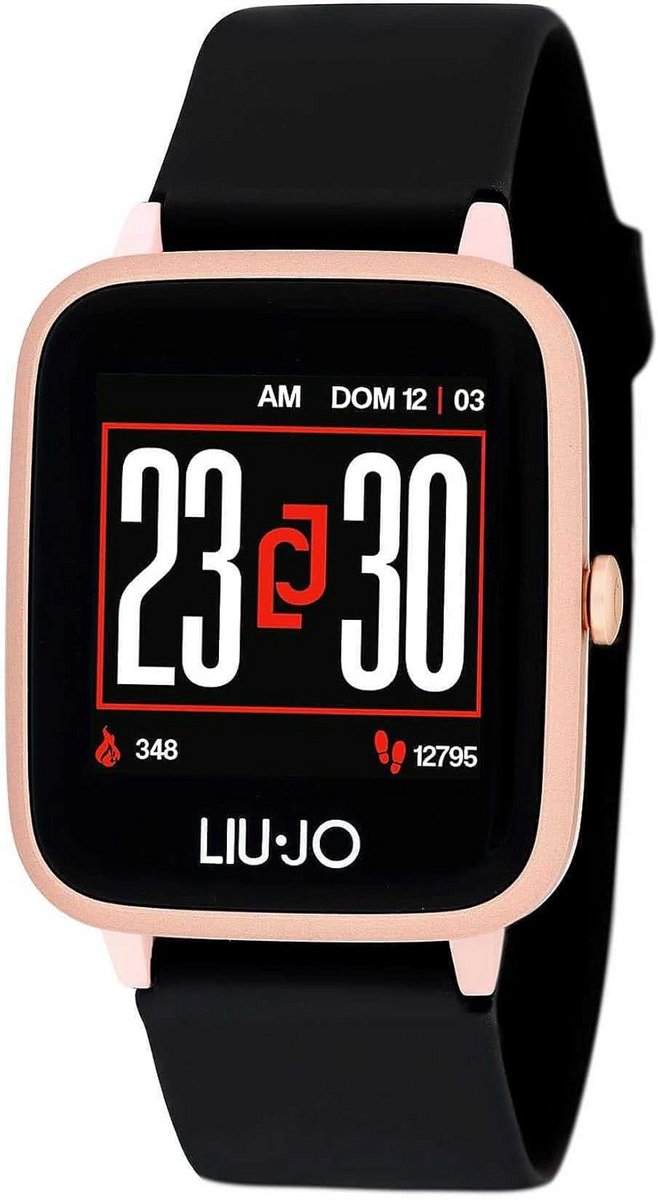 Chique Dames Smartwatch met Siliconen Band - Waterdicht & Full Touch Scherm