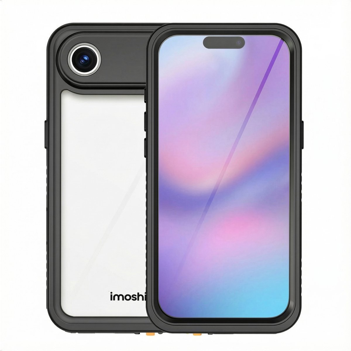 imoshion Hoesje - Geschikt voor Apple iPhone 17 Air - Waterproof 360 case - Zwart