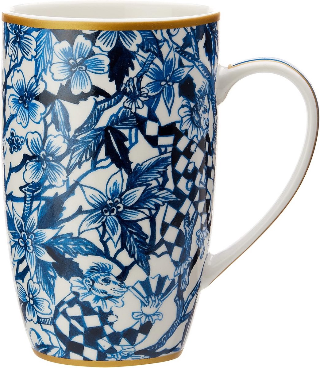 Grote Mok Keramiek 420 ml - Kunst Design Koffiemok Cadeauverpakking