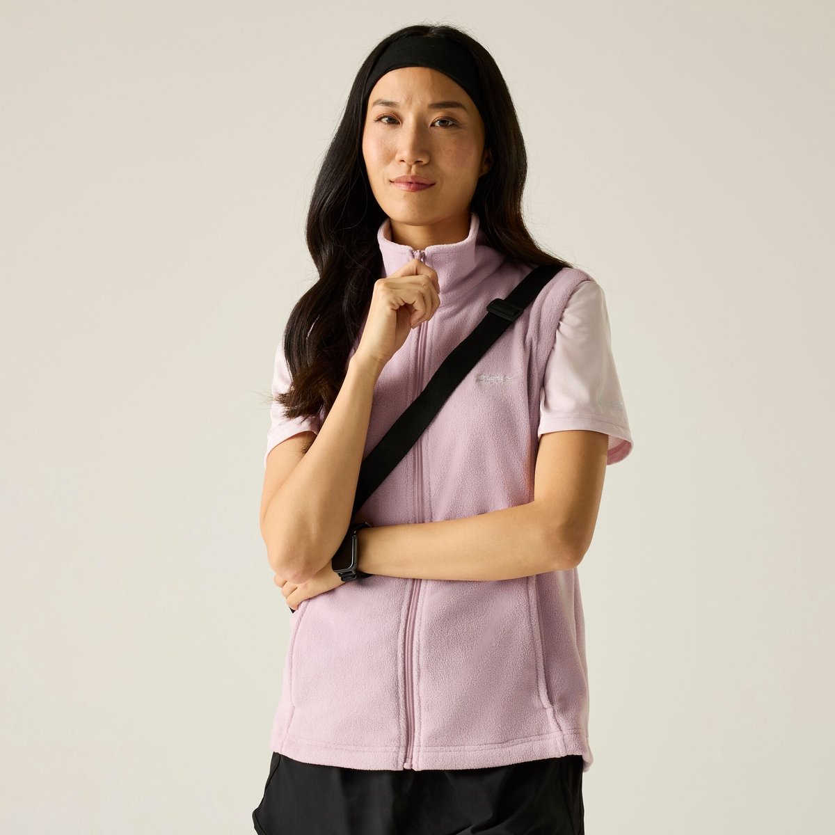 Sweetness II Lichtgewicht Fleece Bodywarmer voor Dames Purper