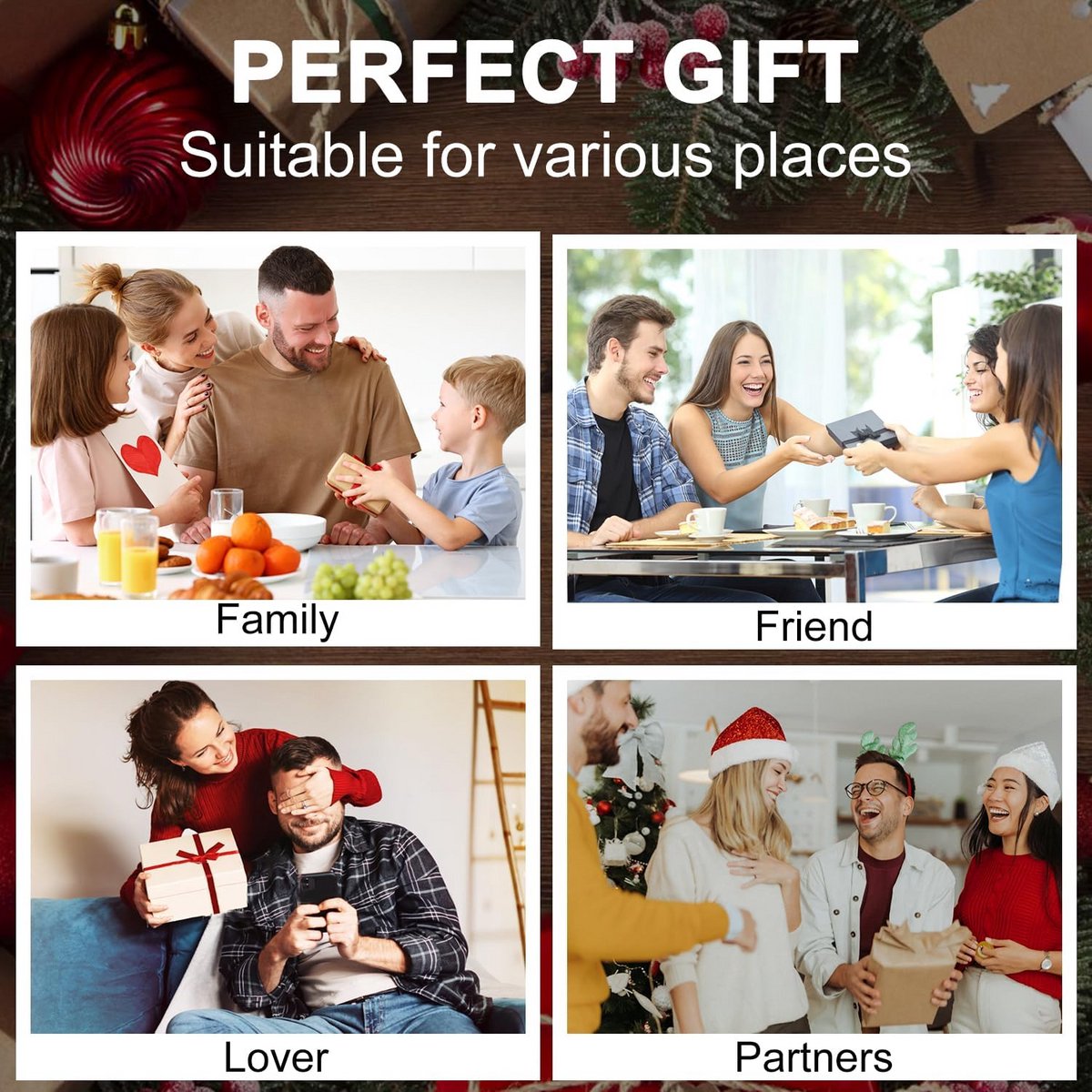 Set van 6 Keramische Onderzetters voor Koffietafel - Absorberend en Decoratief