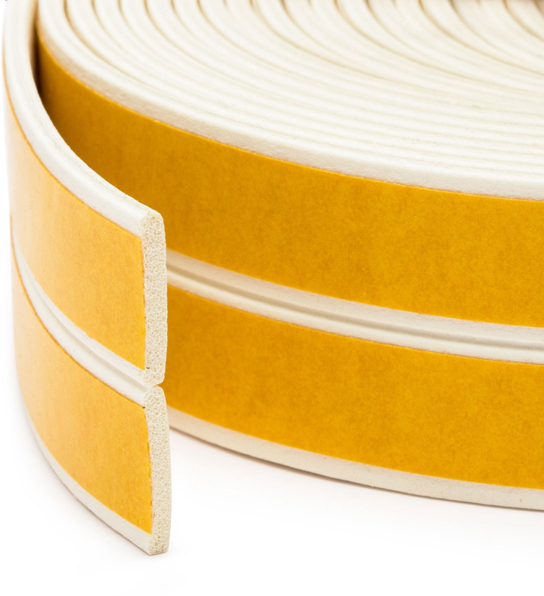 Tochtstrip voor Deuren en Ramen - 6 Meter - Zelfklevend - ‘I’ Profiel - Wit - Brede Tochtband - Energiebesparing - Weerbestendig - Tochtstopper - Tochtwering - Woning verduurzamen 1 Stuks [T11596WH-15]
