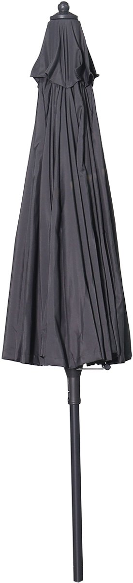 Manilla parasol - Ø250 cm - carbon black - donker grijs – foto 6