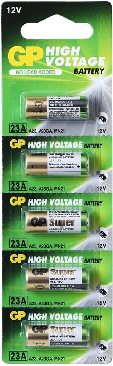 Verpakkingsbatterijen 12V Hoogspanning voor Diverse Toepassingen Pak van 5