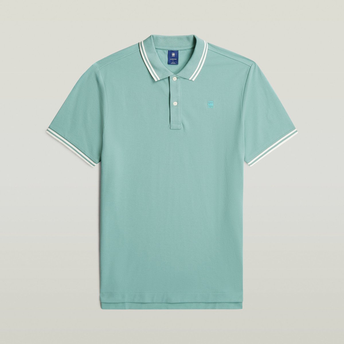 G-star Dunda Slim Stripe Korte Mouw Poloshirt 2XL Man Blauw