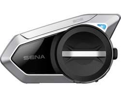 Sena 50S Casque de Communication Bluetooth Cadran de Navigation Moto w/Son par Harman Kardon Système Interphone Maille Intégré Microphone & Haut-parleurs Premium