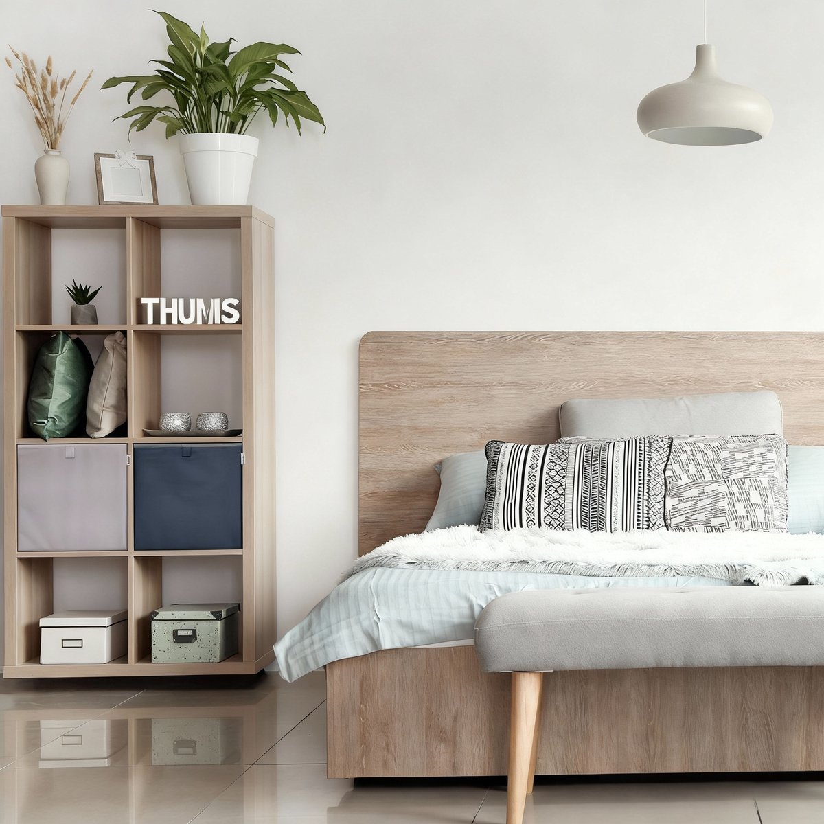 Opbergdoos lichtgrijze kleur, compatibel met IKEA KALLAX plank Lifeney