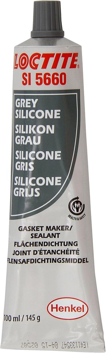 Grijze siliconenkit voor flensafdichting 100ml