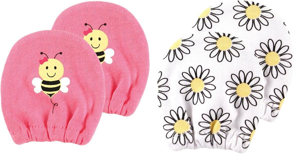 2-Pack Baby Krabwantjes Katoen Veilige Handbescherming